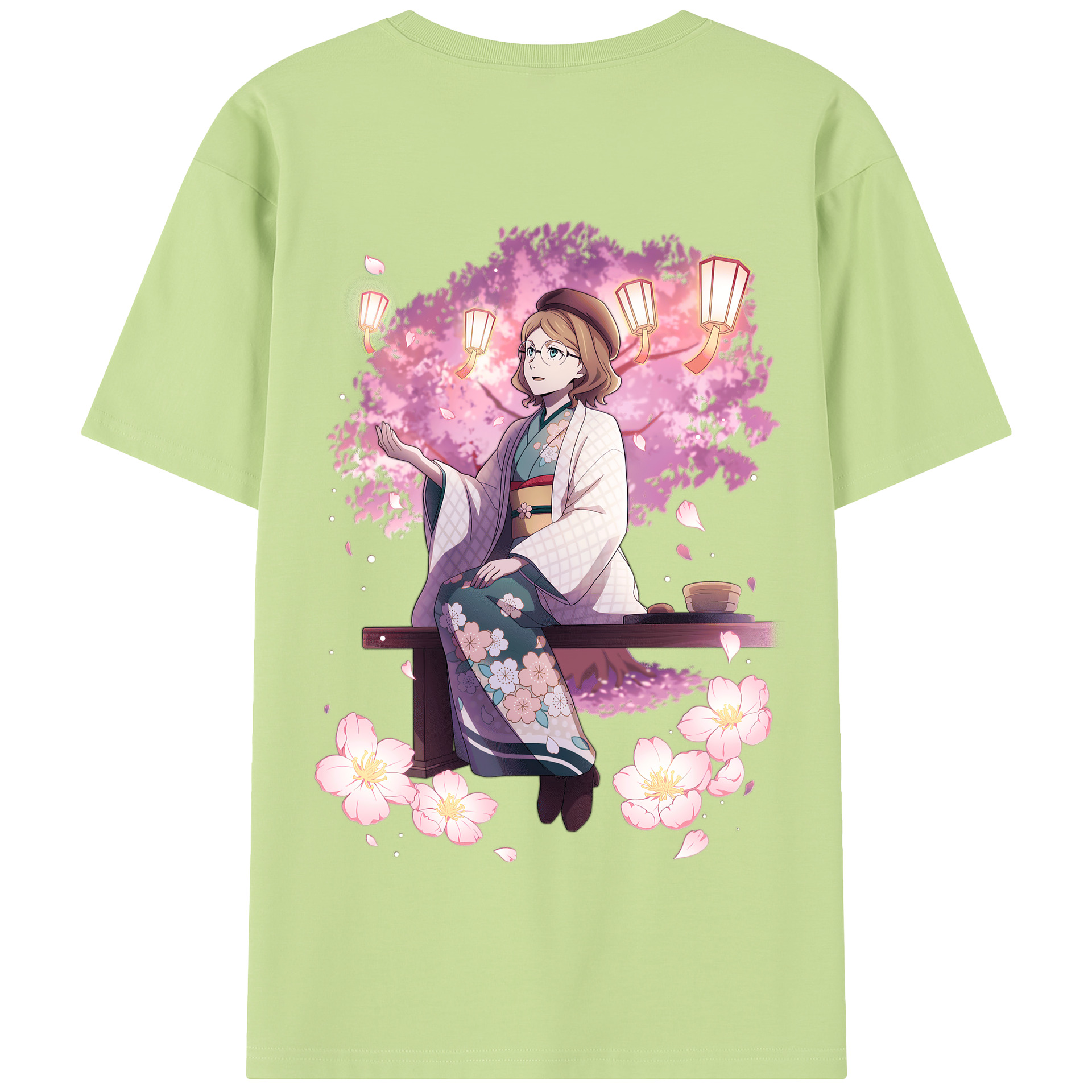 （画像用） 文豪ストレイドッグス Bungo Stray Dogs 綿100％半袖Tシャツ（背面プリント）